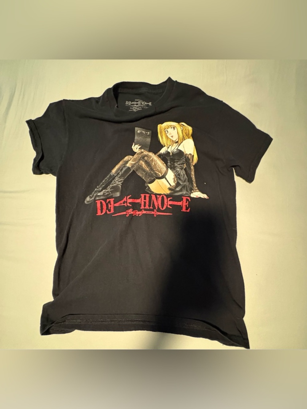 Death Note Black Graphic Short Sleeve Tee
